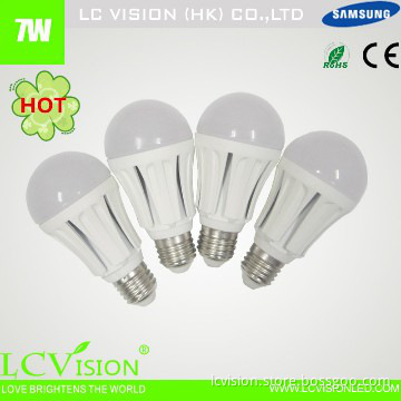 High brightness 7W LED Bulb/Samsung LED /650lm /2-year warranty